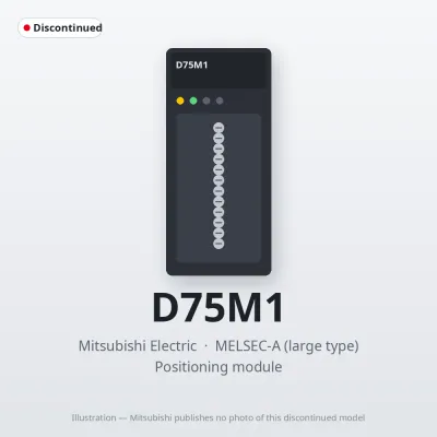 Mitsubishi Electric D75M1 – Mitsubishi MELSEC-A Positioning module