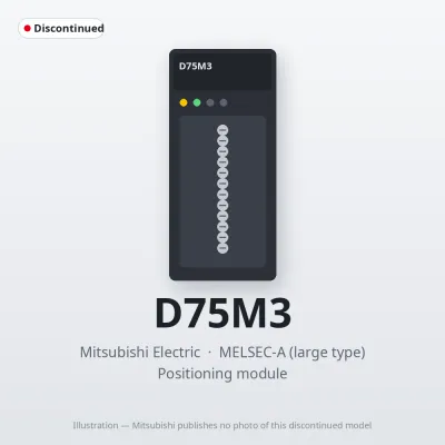 Mitsubishi Electric D75M3 – Mitsubishi MELSEC-A Positioning module