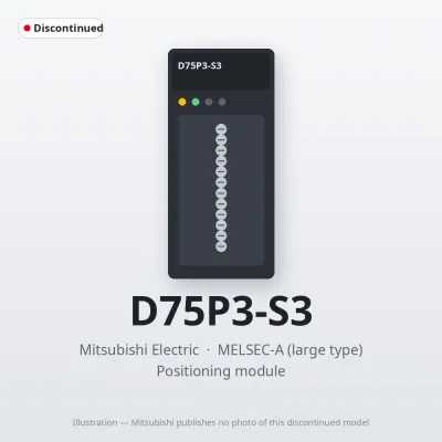 Mitsubishi Electric D75P3-S3 – Mitsubishi MELSEC-A Positioning module