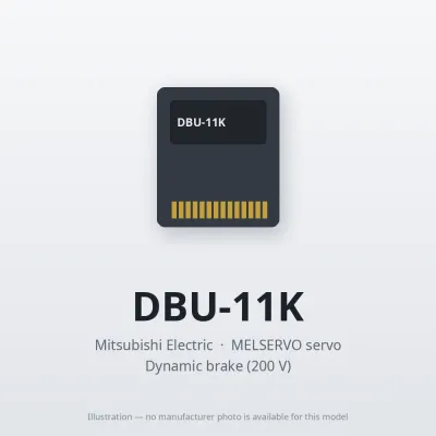 Mitsubishi Electric DBU-11K – Mitsubishi MELSERVO servo Dynamic brake (200 V) Mitsubishi Electric DBU-11K – Mitsubishi MELSERVO servo Dynamic brake (200 V)