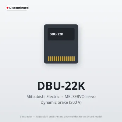 Mitsubishi Electric DBU-22K – Mitsubishi MELSERVO servo Dynamic brake (200 V) Mitsubishi Electric DBU-22K – Mitsubishi MELSERVO servo Dynamic brake (200 V)