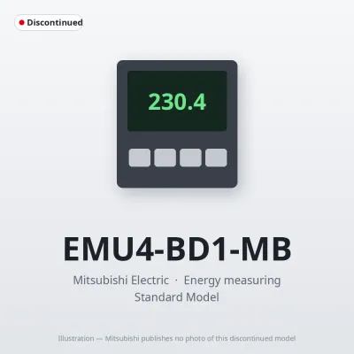 Mitsubishi Electric EMU4-BD1-MB – Mitsubishi Energy measuring EcoMonitorLight Mitsubishi Electric EMU4-BD1-MB – Mitsubishi Energy measuring EcoMonitorLight