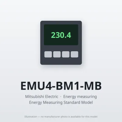 Mitsubishi Electric EMU4-BM1-MB – Mitsubishi Energy measuring EcoMonitorPlus Mitsubishi Electric EMU4-BM1-MB – Mitsubishi Energy measuring EcoMonitorPlus