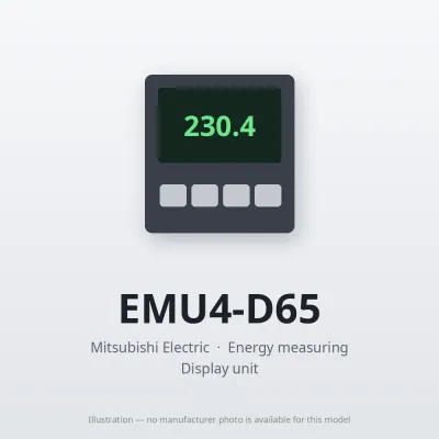 Mitsubishi Electric EMU4-D65 – Mitsubishi Energy measuring EcoMonitorPlus Mitsubishi Electric EMU4-D65 – Mitsubishi Energy measuring EcoMonitorPlus
