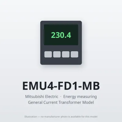 Mitsubishi Electric EMU4-FD1-MB – Mitsubishi Energy measuring EcoMonitorLight Mitsubishi Electric EMU4-FD1-MB – Mitsubishi Energy measuring EcoMonitorLight