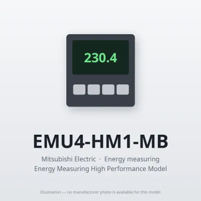 Mitsubishi Electric EMU4-HM1-MB – Mitsubishi Energy measuring EcoMonitorPlus Mitsubishi Electric EMU4-HM1-MB – Mitsubishi Energy measuring EcoMonitorPlus