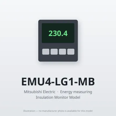 Mitsubishi Electric EMU4-LG1-MB – Mitsubishi Energy measuring EcoMonitorPlus Mitsubishi Electric EMU4-LG1-MB – Mitsubishi Energy measuring EcoMonitorPlus