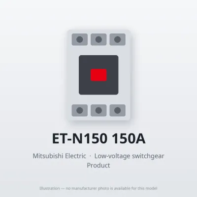Mitsubishi Electric ET-N150 150A – Mitsubishi Low-voltage switchgear Related Equipment Mitsubishi Electric ET-N150 150A – Mitsubishi Low-voltage switchgear Related Equipment