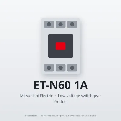 Mitsubishi Electric ET-N60 1A – Mitsubishi Low-voltage switchgear Related Equipment Mitsubishi Electric ET-N60 1A – Mitsubishi Low-voltage switchgear Related Equipment
