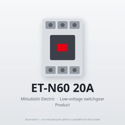 Mitsubishi Electric ET-N60 20A – Mitsubishi Low-voltage switchgear Related Equipment Mitsubishi Electric ET-N60 20A – Mitsubishi Low-voltage switchgear Related Equipment