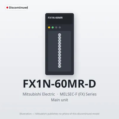 FX1N-60MR-D Mitsubishi MELSEC-F (FX) Series Main unit