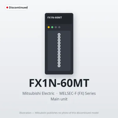 FX1N-60MT Mitsubishi MELSEC-F (FX) Series Main unit