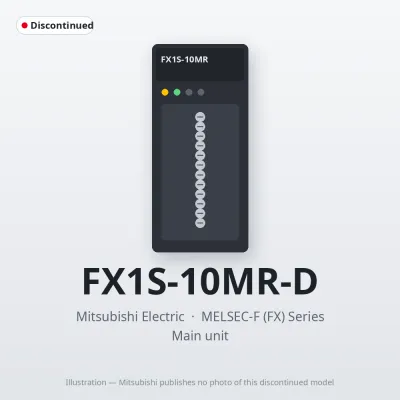Mitsubishi Electric FX1S-10MR-D – Mitsubishi MELSEC-F (FX) Series Main unit Mitsubishi Electric FX1S-10MR-D – Mitsubishi MELSEC-F (FX) Series Main unit