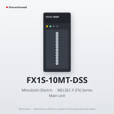 Mitsubishi Electric FX1S-10MT-DSS – Mitsubishi MELSEC-F (FX) Series Main unit Mitsubishi Electric FX1S-10MT-DSS – Mitsubishi MELSEC-F (FX) Series Main unit