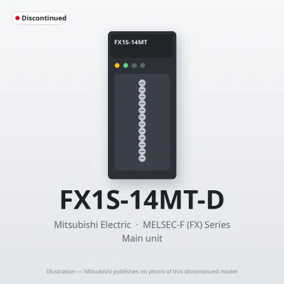 Mitsubishi Electric FX1S-14MT-D – Mitsubishi MELSEC-F (FX) Series Main unit Mitsubishi Electric FX1S-14MT-D – Mitsubishi MELSEC-F (FX) Series Main unit