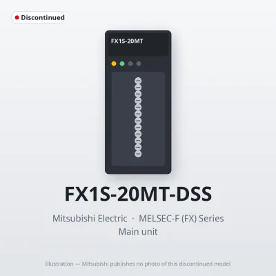 Mitsubishi Electric FX1S-20MT-DSS – Mitsubishi MELSEC-F (FX) Series Main unit Mitsubishi Electric FX1S-20MT-DSS – Mitsubishi MELSEC-F (FX) Series Main unit