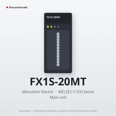 Mitsubishi Electric FX1S-20MT – Mitsubishi MELSEC-F (FX) Series Main unit Mitsubishi Electric FX1S-20MT – Mitsubishi MELSEC-F (FX) Series Main unit