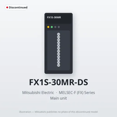 Mitsubishi Electric FX1S-30MR-DS – Mitsubishi MELSEC-F (FX) Series Main unit Mitsubishi Electric FX1S-30MR-DS – Mitsubishi MELSEC-F (FX) Series Main unit
