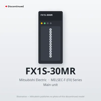 Mitsubishi Electric FX1S-30MR – Mitsubishi MELSEC-F (FX) Series Main unit Mitsubishi Electric FX1S-30MR – Mitsubishi MELSEC-F (FX) Series Main unit