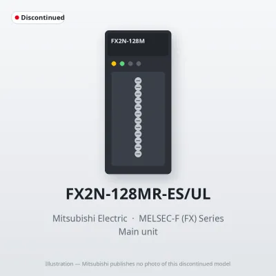 FX2N-128MR-ES/UL Mitsubishi MELSEC-F (FX) Series Main unit