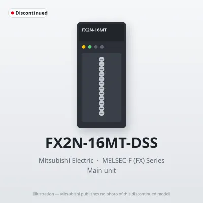 FX2N-16MT-DSS Mitsubishi MELSEC-F (FX) Series Main unit