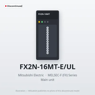 FX2N-16MT-E/UL Mitsubishi MELSEC-F (FX) Series Main unit
