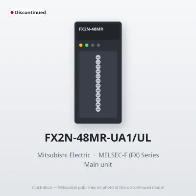 FX2N-48MR-UA1/UL Mitsubishi MELSEC-F (FX) Series Main unit