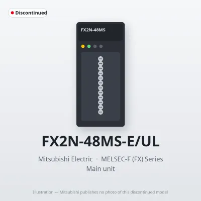 FX2N-48MS-E/UL Mitsubishi MELSEC-F (FX) Series Main unit