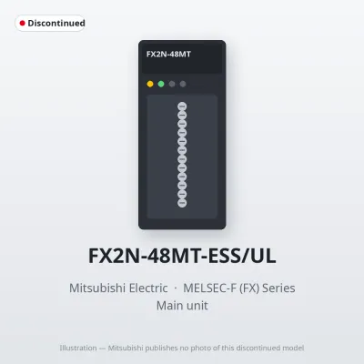 FX2N-48MT-ESS/UL Mitsubishi MELSEC-F (FX) Series Main unit