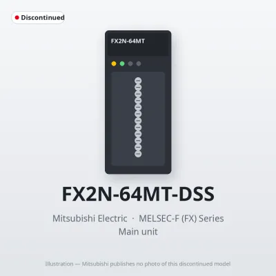 FX2N-64MT-DSS Mitsubishi MELSEC-F (FX) Series Main unit