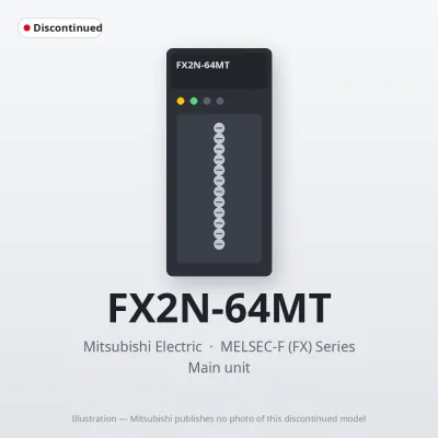 FX2N-64MT Mitsubishi MELSEC-F (FX) Series Main unit