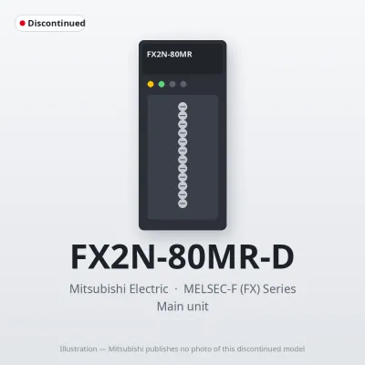 FX2N-80MR-D Mitsubishi MELSEC-F (FX) Series Main unit