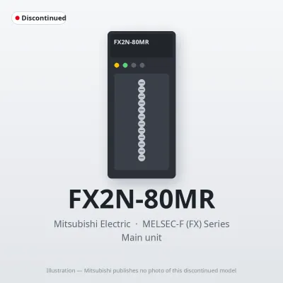 FX2N-80MR Mitsubishi MELSEC-F (FX) Series Main unit