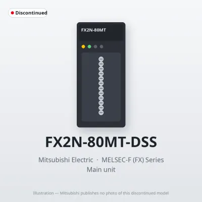 FX2N-80MT-DSS Mitsubishi MELSEC-F (FX) Series Main unit