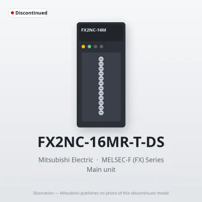 FX2NC-16MR-T-DS Mitsubishi MELSEC-F (FX) Series Main unit
