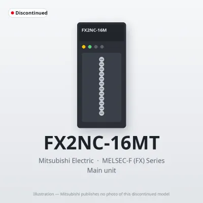 FX2NC-16MT Mitsubishi MELSEC-F (FX) Series Main unit