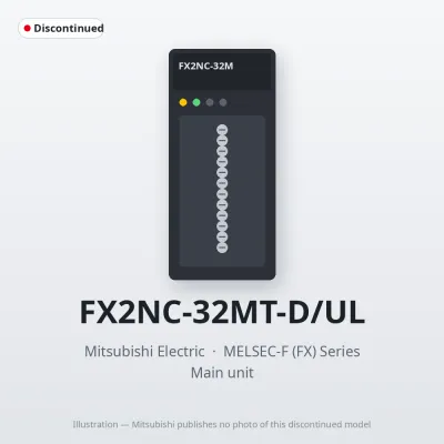 FX2NC-32MT-D/UL Mitsubishi MELSEC-F (FX) Series Main unit