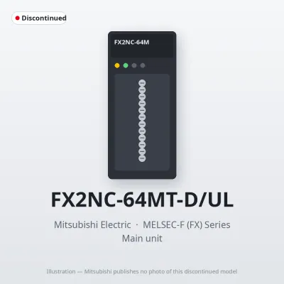 FX2NC-64MT-D/UL Mitsubishi MELSEC-F (FX) Series Main unit