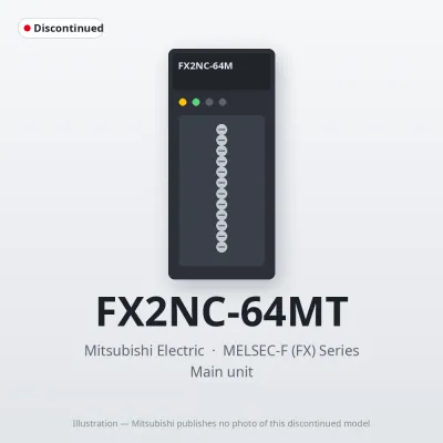 FX2NC-64MT Mitsubishi MELSEC-F (FX) Series Main unit