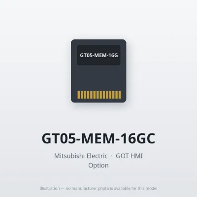 Mitsubishi Electric GT05-MEM-16GC – Mitsubishi GOT HMI Option Mitsubishi Electric GT05-MEM-16GC – Mitsubishi GOT HMI Option