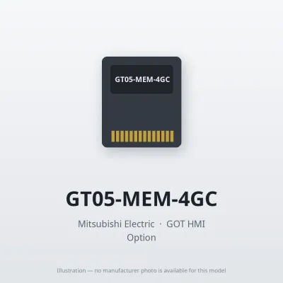 Mitsubishi Electric GT05-MEM-4GC – Mitsubishi GOT HMI Option Mitsubishi Electric GT05-MEM-4GC – Mitsubishi GOT HMI Option