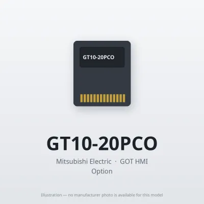 Mitsubishi Electric GT10-20PCO – Mitsubishi GOT HMI Option Mitsubishi Electric GT10-20PCO – Mitsubishi GOT HMI Option
