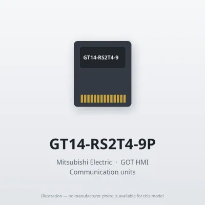 Mitsubishi Electric GT14-RS2T4-9P – Mitsubishi GOT HMI Communication unit Mitsubishi Electric GT14-RS2T4-9P – Mitsubishi GOT HMI Communication unit