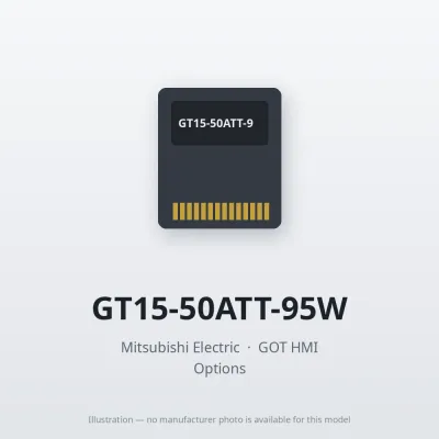Mitsubishi Electric GT15-50ATT-95W – Mitsubishi GOT HMI Option Mitsubishi Electric GT15-50ATT-95W – Mitsubishi GOT HMI Option
