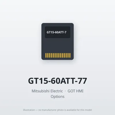 Mitsubishi Electric GT15-60ATT-77 – Mitsubishi GOT HMI Option Mitsubishi Electric GT15-60ATT-77 – Mitsubishi GOT HMI Option