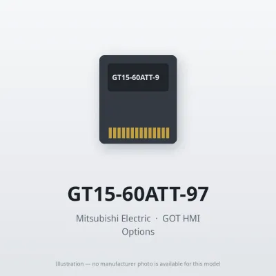 Mitsubishi Electric GT15-60ATT-97 – Mitsubishi GOT HMI Option Mitsubishi Electric GT15-60ATT-97 – Mitsubishi GOT HMI Option