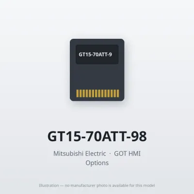 Mitsubishi Electric GT15-70ATT-98 – Mitsubishi GOT HMI Option Mitsubishi Electric GT15-70ATT-98 – Mitsubishi GOT HMI Option