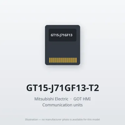 Mitsubishi Electric GT15-J71GF13-T2 – Mitsubishi GOT HMI Communication unit Mitsubishi Electric GT15-J71GF13-T2 – Mitsubishi GOT HMI Communication unit