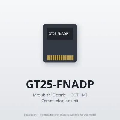 Mitsubishi Electric GT25-FNADP – Mitsubishi GOT HMI Communication unit Mitsubishi Electric GT25-FNADP – Mitsubishi GOT HMI Communication unit