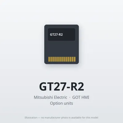 Mitsubishi Electric GT27-R2 – Mitsubishi GOT HMI Option unit Mitsubishi Electric GT27-R2 – Mitsubishi GOT HMI Option unit